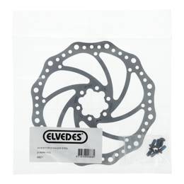 74.6821 ELVEDES Brake disc SX18 stainless steel ø 180 mm
