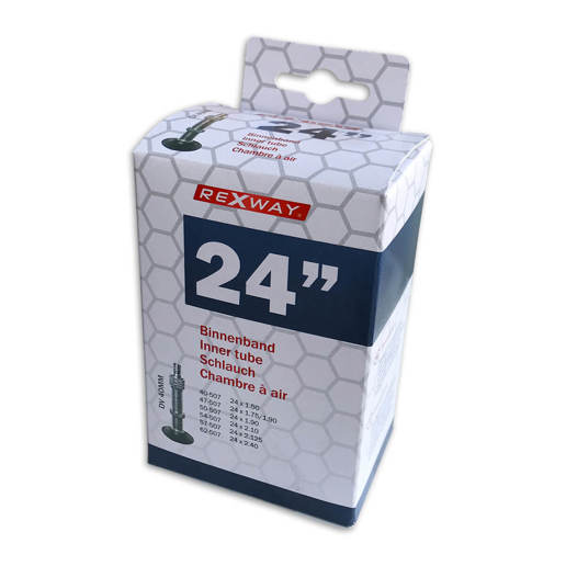 390727 REXWAY Inner tube 24 Inch DV 40/62-507