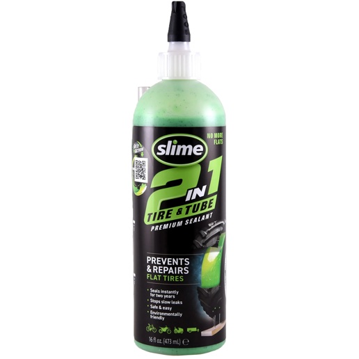 40D.10193 SLIME Slime 2-in-1 tyre & tube sealant 473 ml 6.5 x 6.5 x 23.5 cm