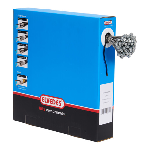 74.6427RVS-49-BOX ELVEDES Brake inner cable stainless steel 2250 mm ø 1.5 mm (100x) 7 × 7 ø 1,5 x 2250 / ø 7 × 6 mm