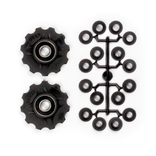74.CP2017086 ELVEDES Pulley wheels 2 × 11 teeth with sealed bearings set