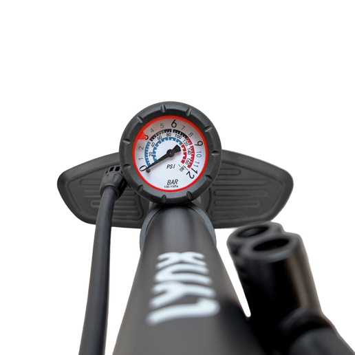 440250.GRA LYNX Floor pump Typhoon 23 x 10 x 63 cm