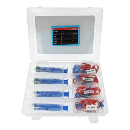 74.2012095 ELVEDES Bleeding kit for mineral and dot oil