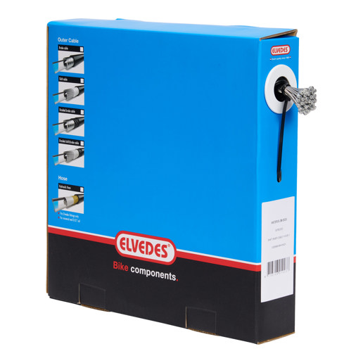74.6472RVS-3M-BOX ELVEDES Shift inner cable stainless steel 3000 mm ø 1.1 mm (50x) 1 x 19 ø 1,1 x 3000 / ø 4 x 4 mm
