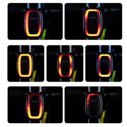 427160 MEILAN Rear light with brake light USB 25 Lux X6
