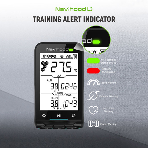 427260 NAVIHOOD Bike Computer GPS L3 Navihood 80 x 45 x 15 mm