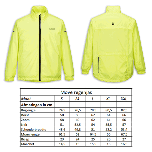 610950.10.S LYNX Sports jacket / Rain jacket Move S 74.5 x 58 x 58 cm