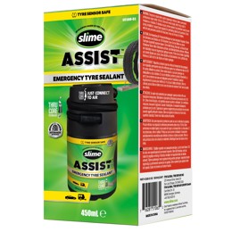 40P.050188 SLIME Slime Assist emergency tyre sealant 450 ml / refill Smart Repair Plus kit 9 x 9 x 16.5 cm