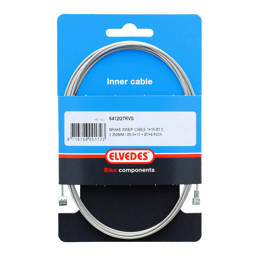74.6412/27RVS ELVEDES Brake inner cable stainless steel 2350 mm ø 1.5 mm 1 x 19 ø 1,5 x 2350 / ø 5,5 × 10 + ø 7 × 6 mm