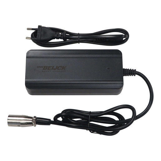 75.21116 Van Beijck Battery charger Li-ion PMU3 XLR 4-pin Neutrik 170 x 70 x 38 mm