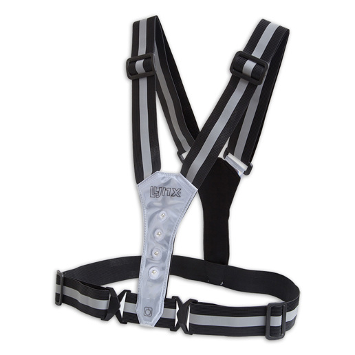 429005.BLA LYNX Reflective LED sport vest USB