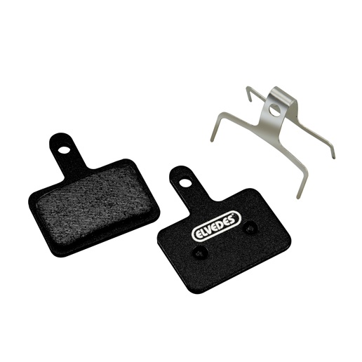 74.6854MC-BOX ELVEDES Disc brake pads Metallic Carbon Black 10 sets