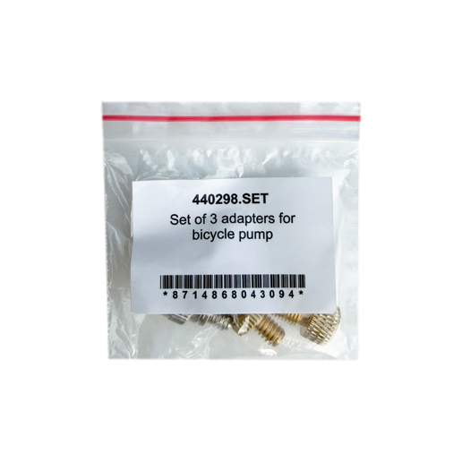 440298.SET  Lot de 3 adaptateurs de valve
