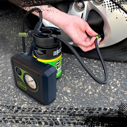 40P.050138 SLIME Slime Smart Repair Plus emergency repair kit for flat tyres 20 x 9 x 17 cm